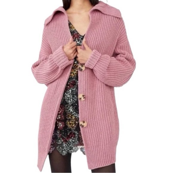 Free People
Knitted oversized Swim Too Deep Cardi - Picture 2 of 7